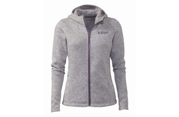 Image of Kuiu Base Camp Hooded Sweater - Womens, Heather Grey, XL, 14035-HG-XL