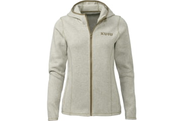 Image of Kuiu Base Camp Hooded Sweater - Womens, Oatmeal, XL, 14035-BG-XL