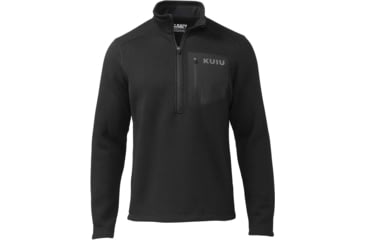 Image of Kuiu Base Camp Pullover Sweater - Mens, Black, 3XL, 14016-BL-3XL-X