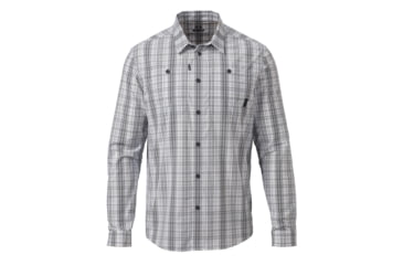 Image of KUIU Borrego Long Sleeves Hunting Shirt in Granite Plaid Size 3XL C20339E3, Granite Plaid, 3XL, Polyester, Adult, Male, 8149191655582