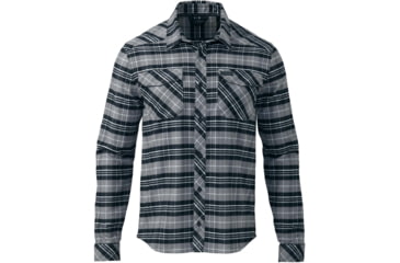 Image of Kuiu Flannel Shirt - Mens, Black/Grey, 3XL, 98083-BG-3XL