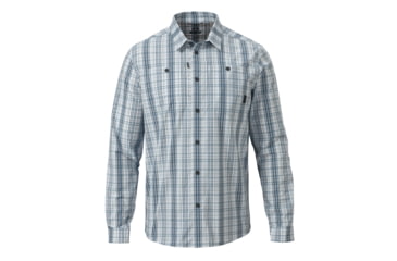 Image of Kuiu KUIU Borrego Long Sleeves Hunting Shirt in Gravel Plaid Size 3XL, Gravel Plaid, 3XL, Polyester, Adult, Male, 8149191786654