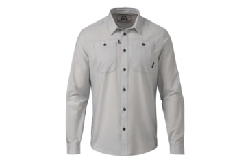 Image of Kuiu KUIU Borrego Long Sleeves Hunting Shirt in Lunar Size 3XL, Lunar, 3XL, Polyester, Adult, Male, 8149191852190