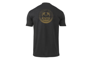 Image of Kuiu KUIU Circle Back Logo T-Shirt in Black Size 3XL, Black, 3XL, Cotton, Adult, Male, 8189397237918