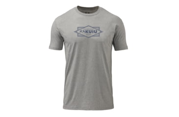 Image of Kuiu KUIU Emblem Logo T-Shirt in Heather Grey Size 3XL, Heather Grey, 3XL, Cotton, Adult, Male, 8189346742430