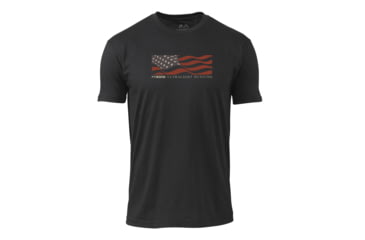 Image of Kuiu KUIU Flag Logo T-Shirt in Black Size 3XL, Black, 3XL, Cotton, Adult, Male, 8189028139166