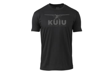 Image of Kuiu KUIU Float Plane T-Shirt in Black Size 3XL, Black, 3XL, Cotton, Adult, Male, 6826908811422
