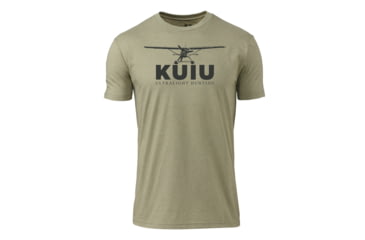 Image of Kuiu KUIU Float Plane T-Shirt in Light Olive Size 3XL, Light Olive, 3XL, Cotton, Adult, Male, 8136708653214
