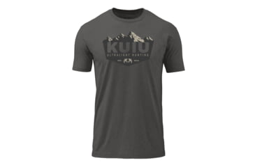 Image of Kuiu KUIU Mountain T-Shirt in Heavy Metal Size 3XL, Heavy Metal, 3XL, Cotton, Adult, Male, 8136623915166