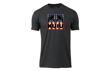 Image of Kuiu KUIU Retro Patriot T-Shirt in Charcoal Size 3XL, Charcoal, 3XL, Cotton, Adult, Male, 8133847842974