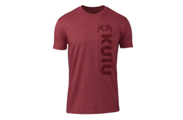 Image of Kuiu KUIU Solid Vertical T-Shirt in Cardinal Size 3XL, Cardinal, 3XL, Cotton, Adult, Male, 8136459354270