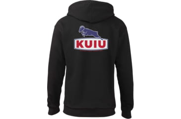 Image of Kuiu Outlet Charging Ram Hunting Hoodies - Mens, Black, 3XL, 14130-BL-3XL
