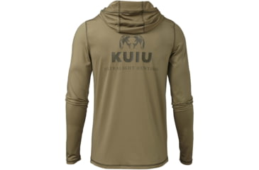 Image of Kuiu Outlet UL Back Graphic AP Tech Hunting Hoodies - Mens, Khaki, 3XL, 98120-KH-3XL
