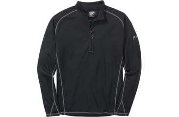Image of Kuiu Peloton 97 Fleece Zip Hunting Shirt - Mens, Black, 3XL, 20030-BL-3XL