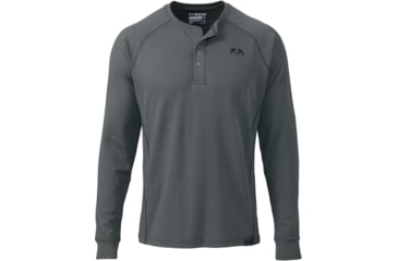 Image of Kuiu PRO 200 Henley - Mens, Charcoal, 3XL, 22005-CH-3XL