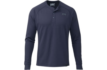 Image of Kuiu PRO Merino 200 Henley Shirt - Mens, Steel Blue, XXL, 22005-SB-XXL