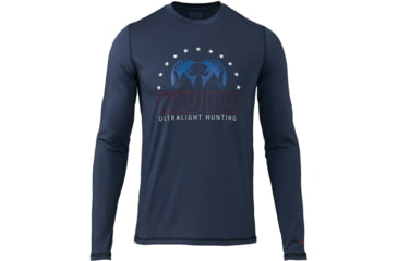 Image of Kuiu Ram Star AP Tech Long Sleeves T-Shirt - Mens, Steel Blue, 3XL, 98128-SB-3XL
