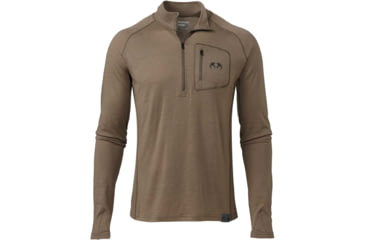 Image of Kuiu ULTRA 145 Zip-T Hunting Shirt - Mens, Ash, Small, 20011-AS-S