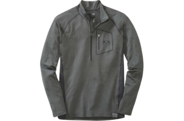 Image of Kuiu ULTRA 145 Zip-T Hunting Shirt - Mens, Charcoal Black, Small, 20011-CB-S