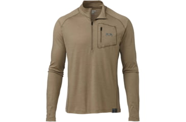 Image of Kuiu ULTRA 145 Zip-T Hunting Shirt - Mens, Khaki, Small, 20011-KH-S