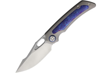 Image of Kunwu Knives Jericho Framelock Timascus, KUNK713T2