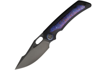 Image of Kunwu Knives Jericho Framelock Timascus, KUNK713TR14