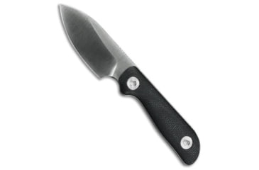 Image of Kunwu Kunwu Knives Stiffy P Fixed Blade Knife Black Micarta 3" Satin, Black, Vanadis 8, adult, BHQ-218579