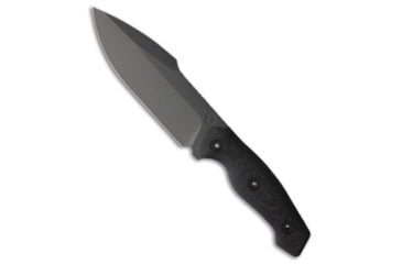 Image of Kunwu Kunwu Stiffy G Fixed Blade Knife Black Micarta 6.1" Teflon Coated, Black, ASSAB 88, adult, BHQ-228897