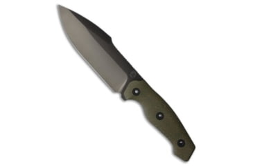 Image of Kunwu Kunwu Stiffy G Fixed Blade Knife OD Green Micarta 6.1" DLC, OD Green, ASSAB 88, adult, BHQ-228901
