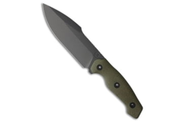 Image of Kunwu Kunwu Stiffy G Fixed Blade Knife OD Green Micarta 6.1" Teflon Coated, OD Green, ASSAB 88, adult, BHQ-228900