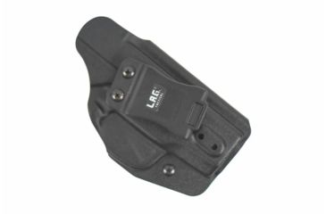 Image of L.A.G. Tactical Liberator MK II Holster, IWB/OWB Belt, Ambidextrous, Kydex, Glock 19/23/32, Black 811256027136