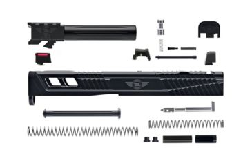 Image of L2D Combat Complete Catalyst Upper Non-Threaded, Fits Glock 19 Gen 3, Black/Black, LD-CU-C-193-BLK-BLK