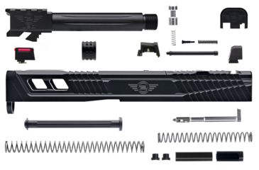 Image of L2D Combat Complete Catalyst Upper Threaded, Fits Glock 19 Gen 3, Black/Black LD-CU-C-193-FT-BLK-BLK