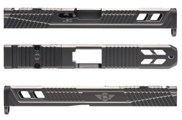 Image of L2D Combat Glock 17 Gen3 Catalyst Slide, Metallic Gray, LD-S-C-173-MG