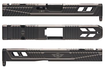 Image of L2D Combat Glock 19 Gen3 Catalyst Slide, Graphite Gray, LD-S-C-193-GRP