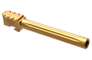 Image of L2D Combat Glock 34 Precision Match Fluted Barrel, Titanium Nitride, LD-BBL-PM-34-F-TIN