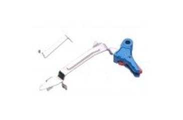 Image of L2D Combat Glock 9mm/.40S&amp;W/.357 SIG Drop-In Trigger, Except G43, Blue/Red LD-PK-MT-940-BR2