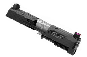 Image of L2D Combat Odyssey Slide Assembly for Sig P320 Compact/X-Carry 3.9, 9mm RMR Ready, Black/Stainless, LD-CU-O-P320C-F-BLK-SS