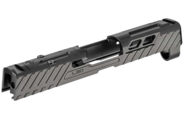 Image of L2D Combat Odyssey Stripped Slide for Sig P320 Compact/X-Carry 3.9, 9mm RMR Ready, Black, LD-S-O-P320C-BLK