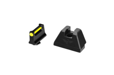 Image of L2D Combat Suppressor Height Fiber Optic Sights, Glock, Yellow, LD-P-FOS-GLK-YL