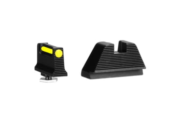 Image of L2D Combat Suppressor Height Fiber Optic Sights, Glock, Yellow, LD-P-FOS-GLK-YL