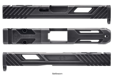Image of L2D Combat Tyton Slide RMR Ready, Fits Glock 17 Gen 3, BattleWorn Cerakote, LD-S-T-173-BW