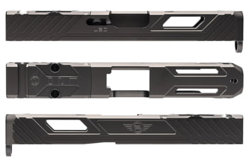 Image of L2D Combat Tyton Slide RMR Ready, Fits Glock 17 Gen 3, Graphite PVD, LD-S-T-173-GRP