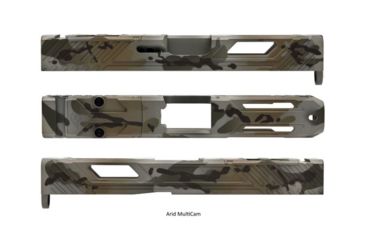 Image of L2D Combat Tyton Slide RMR Ready, Fits Glock 19 Gen 3, Arid MultiCam, LD-S-T-193-AM
