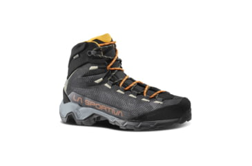 Image of La Sportiva Aequilibrium Hike GTX Shoes - Men's, Carbon/Papaya, 43.5, ZFHS137-G00Y02-43.5