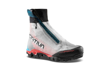 Image of La Sportiva Aequilibrium Speed GTX Mountaineering Boots - Womens, White/Hibiscus, 41.5, 31I-000402-41.5
