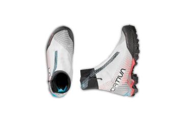 Image of La Sportiva Aequilibrium Speed GTX Mountaineering Boots - Womens, White/Hibiscus, 41.5, 31I-000402-41.5