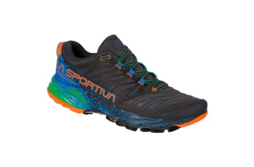 Image of La Sportiva Akasha II Road Running Shoes - Mens, Carbon/Flame, 42, 56A-900304-42