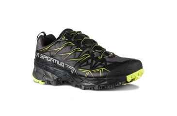 Image of La Sportiva Akyra GTX Trail Running Shoe - Men's, Carbon/Apple Green, 44, 36I-900705-44