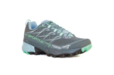 Image of La Sportiva Akyra Trail Running Shoe - Womens, Slate/Jade Green, 38.5, 36E-903704-38.5